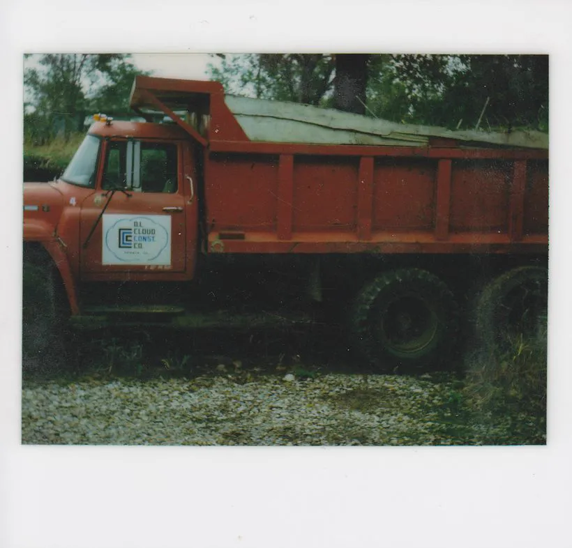 Dan Cloud Construction dump truck, 1974